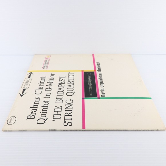 Brahms David Oppenheim Clarinet Quintet In B-Minor Budapest String 12" LP Record - Picture 3 of 11